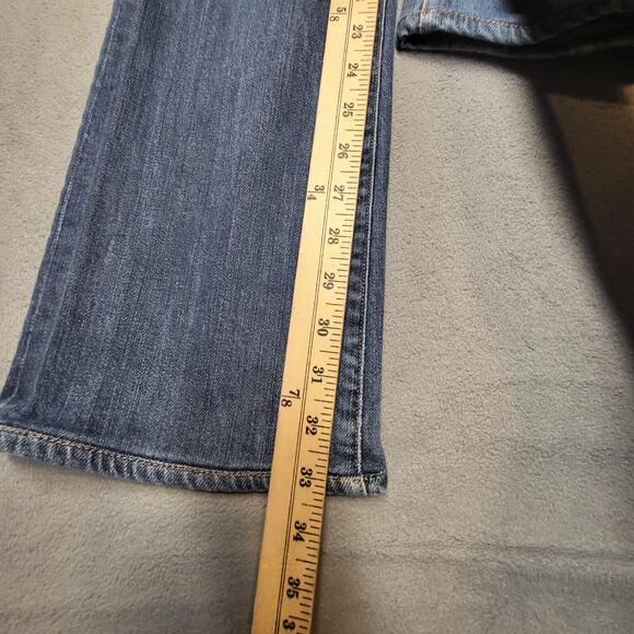 Citizens of Humanity Jeans Womens 28 Blue Kelly Low Rise Boot Cut Distressed - Picture 9 of 13